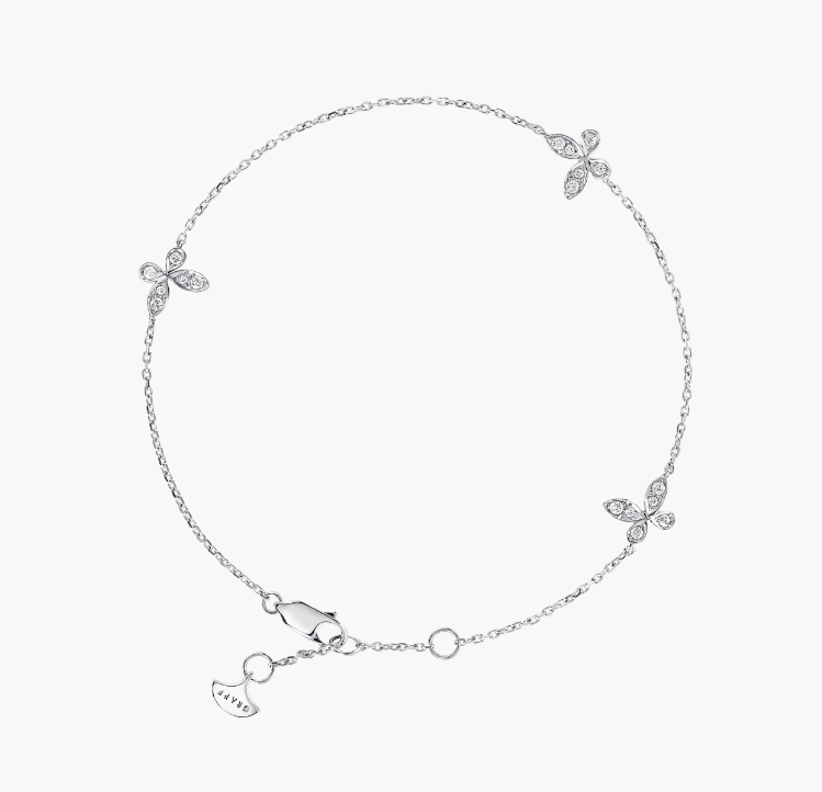 파베 버터플라이 쁘띠 팔찌